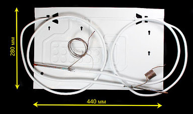 Испаритель плачущий 2-канальный 440*280 мм. (с капилляркой) 2K-440x280-long