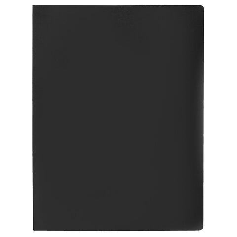 Папка с боковым металлическим прижимом STAFF, черная, до 100 листов, 0,5 мм - фото 6 - id-p184287821