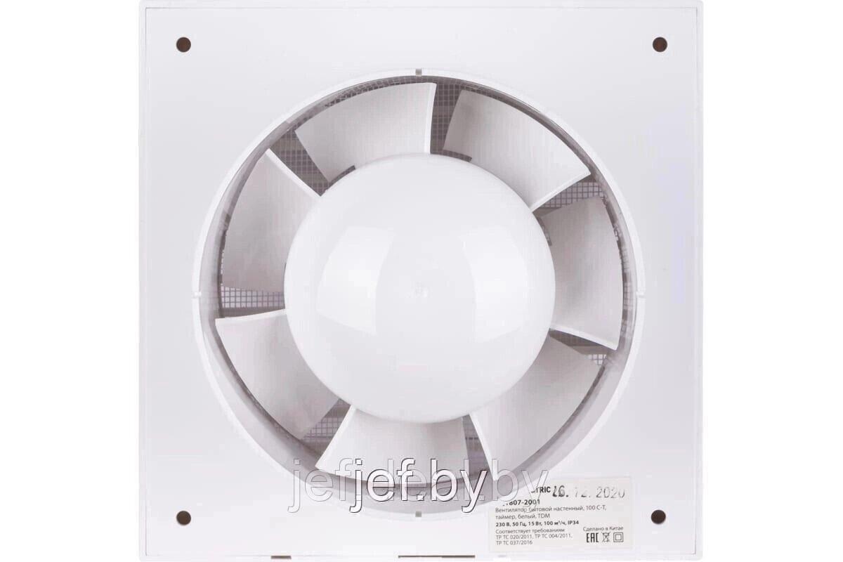 Вентилятор бытовой настенный 100 С-Т таймер белый TDM SQ1807-2001 - фото 3 - id-p196761177