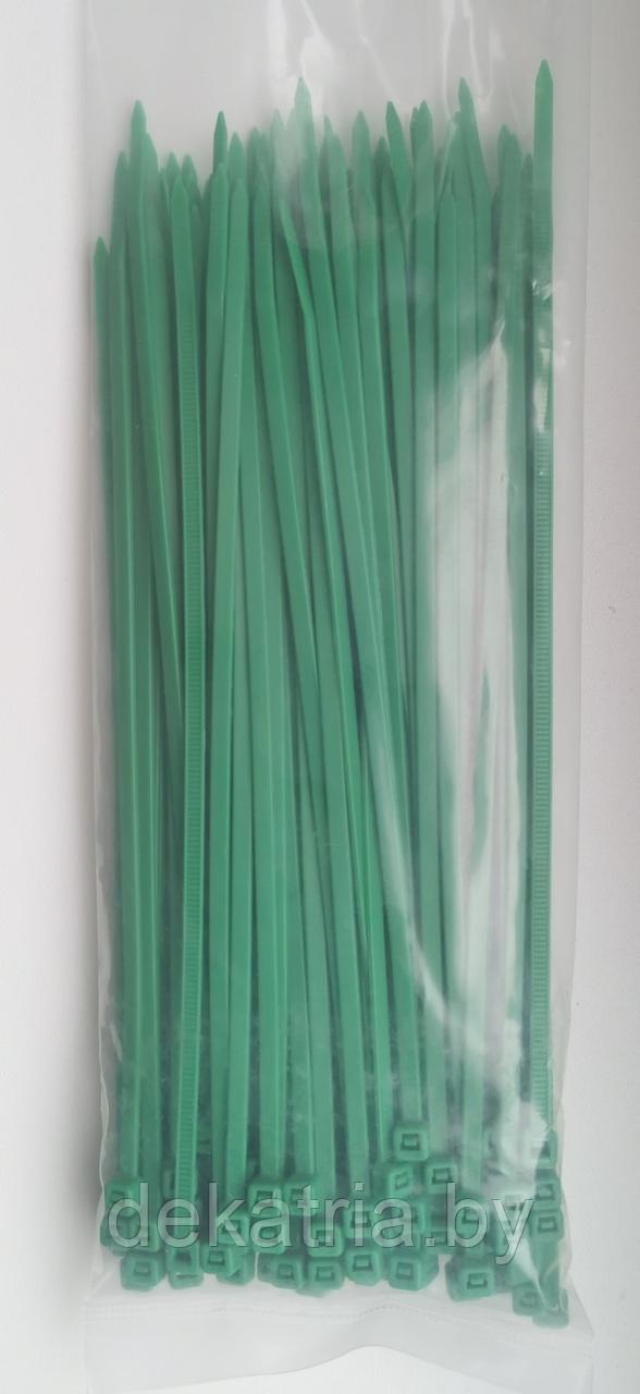 Хомуты нейлоновые КСС 4х200 мм 100 шт. (Зеленые) Fortisflex - фото 3 - id-p122800211