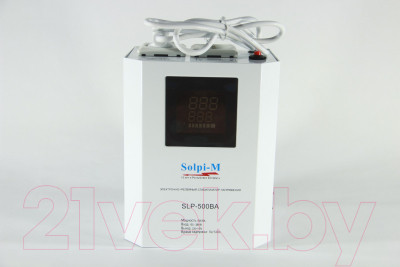 Стабилизатор напряжения Solpi-M SLP-500ВА - фото 3 - id-p223299020