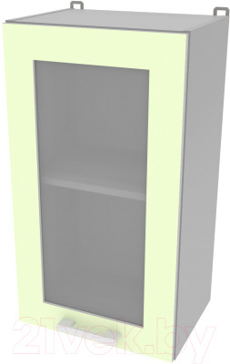Шкаф навесной для кухни Интерлиния Компо ВШ40ст-720-1дв - фото 1 - id-p223301477