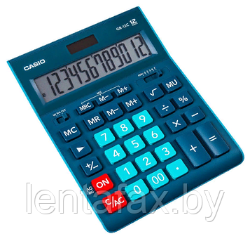 Калькулятор настольный 12р. GR-12 Casio, Темно-зеленый. Цена без учета НДС 20%