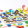 Развивающий игровой набор, игрушка сортер вкладыш пазл, изучение цифры, цвета, формы, SS302250, фото 2