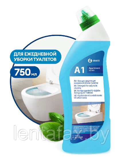 Средство моющее для ежедневной уборки туалетов Apartment Series А1. Цена без учета НДС 20% - фото 1 - id-p92367197