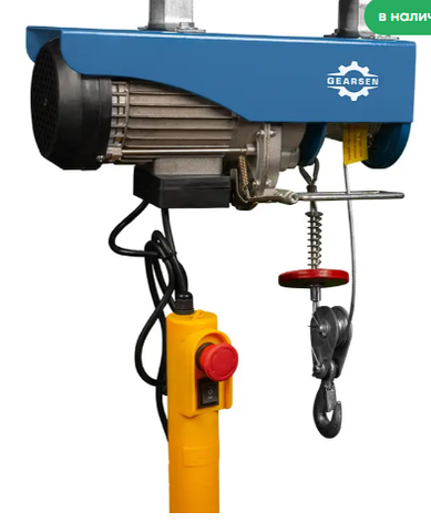 Таль электрическая мини стационарная GEARSEN PA 220В, 250/500 кг, 20/10 м, фото 2