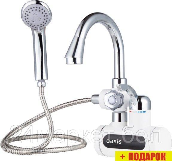 Проточный электрический водонагреватель кран+душ Oasis EP-3 - фото 1 - id-p223308263