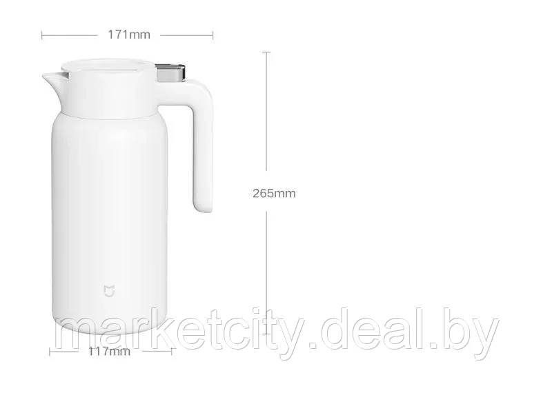 Термос Xiaomi Mijia Thermos 1800ml (MJBWH01PL) - фото 4 - id-p222238409