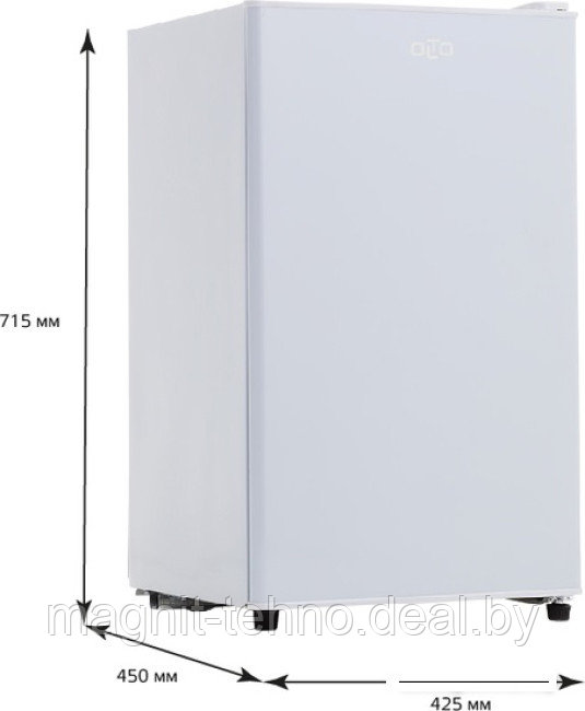 Однокамерный холодильник Olto RF-090 (серебристый) - фото 7 - id-p183916989
