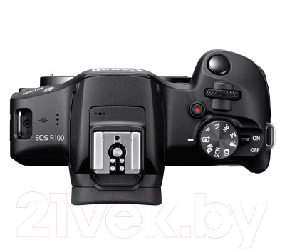Беззеркальный фотоаппарат Canon EOS R100 Kit RF-S 18-45 IS STM - фото 3 - id-p223320465