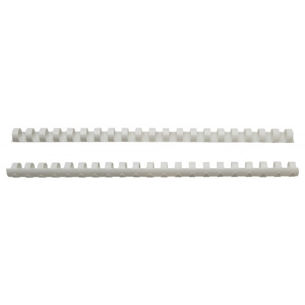Пружины для переплета пластиковые Silwerhof d=16мм 101-115лист A4 белый (100шт), арт.1549870 - фото 2 - id-p223326238