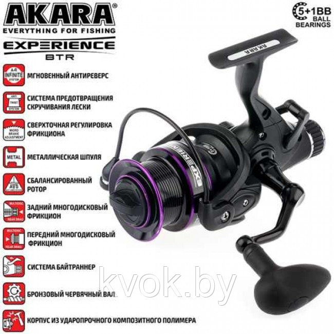 Катушка Akara Experience BTR 4000 5+1 bb - фото 1 - id-p223334056