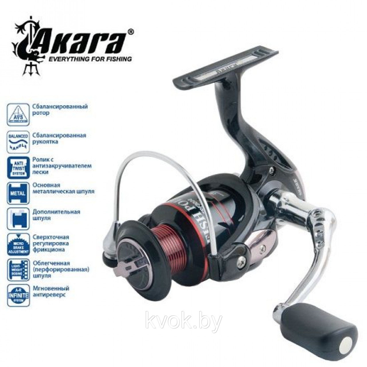 Катушка Akara Fish Point FPF1000 4+1 з/ш: продажа, цена в Минске ...