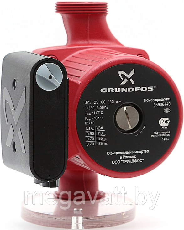 Насос циркуляционный Grundfos UPS 25-80 - фото 1 - id-p223345234