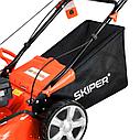 Газонокосилка бензиновая SKIPER GW462S (46 см, самох, Loncin 4лс, стал.дека, тр-сб.60 л,+НОЖ), фото 6