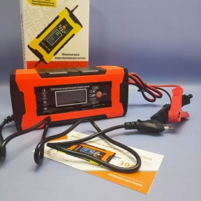 Пусковое зарядное устройство для аккумуляторов автомобиля 12В/24В 10А / Интеллектуальное импульсное - фото 1 - id-p223346457