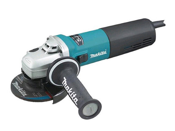 Одноручная углошлифмашина MAKITA 9565 CR в кор. (1400 Вт, диск 125х22 мм, плавный пуск), фото 2