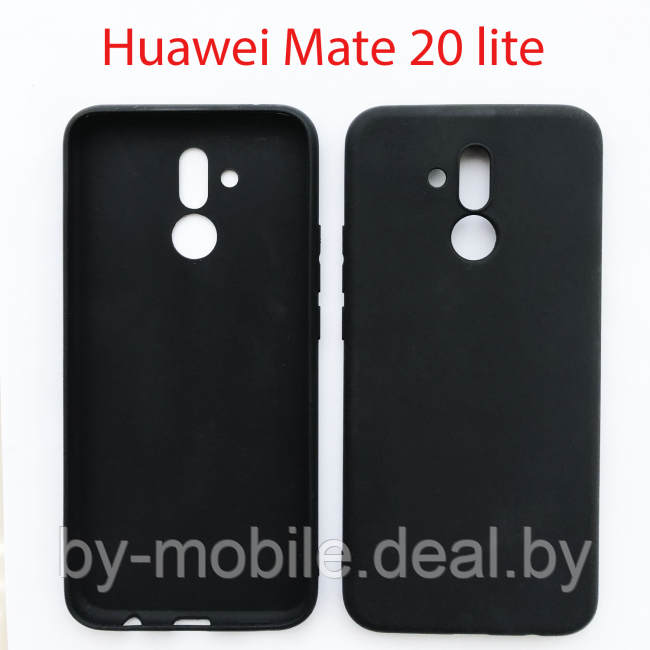 Чехол бампер Huawei Mate 20 Lite SNE-LX1 (черный) - фото 1 - id-p223346515