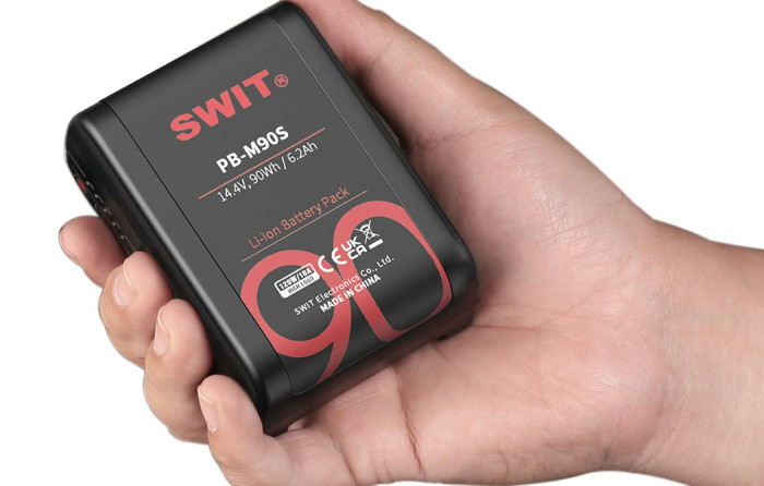 SWIT PB-M90S Компактный Li-ion аккумулятор Тип: V-lock Ёмкость: 90 Вт.ч - фото 1 - id-p223347153