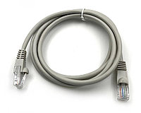 Патч-корд Buro UTP-5E-1.5M-G UTP 4 пары cat5E CCA molded 1.5м серый RJ-45 (m)-RJ-45 (m)