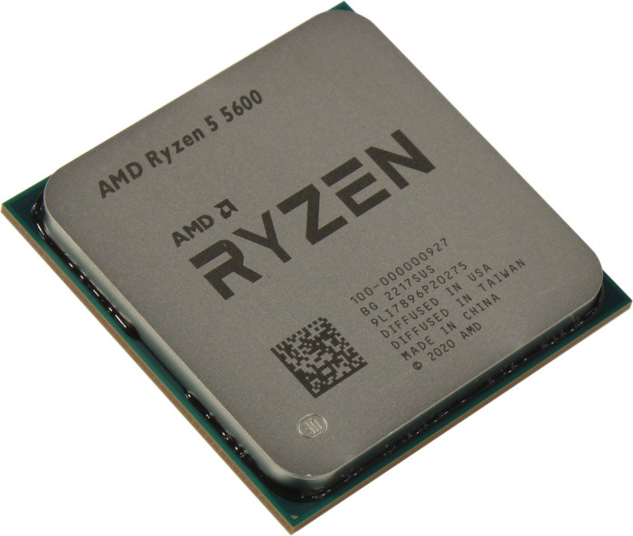 Процессор CPU AMD Ryzen 5 5600 BOX (100-100000927) 3.5 GHz/6core/3+32Mb/65W Socket AM4 - фото 1 - id-p223348287