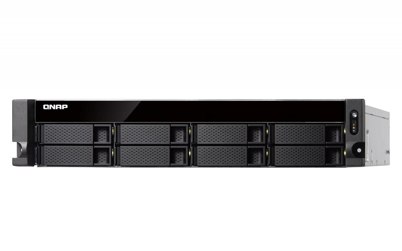 Сетевое хранилище без дисков QNAP TS-883XU-RP-E2124-8G 8-Bay NAS (8x 2.5"/3.5" SATA HDD/SSD), Intel Xeon - фото 1 - id-p223348696