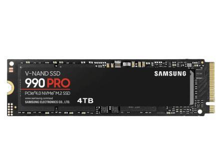 Твердотельный накопитель SSD M.2 2280 M PCI Express 4.0 x4 Samsung 4TB 990 Pro Series (MZ-V9P4T0BW) 7450/6900 - фото 1 - id-p223349110