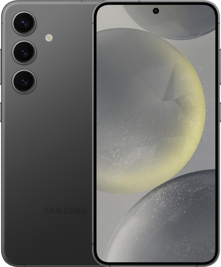 Смартфон Samsung SM-S921B Galaxy S24 SM-S921BZKDCAU 5G 128Gb 8Gb черный моноблок 3G 4G 2Sim 6.2" 1080x2340 - фото 1 - id-p223348923