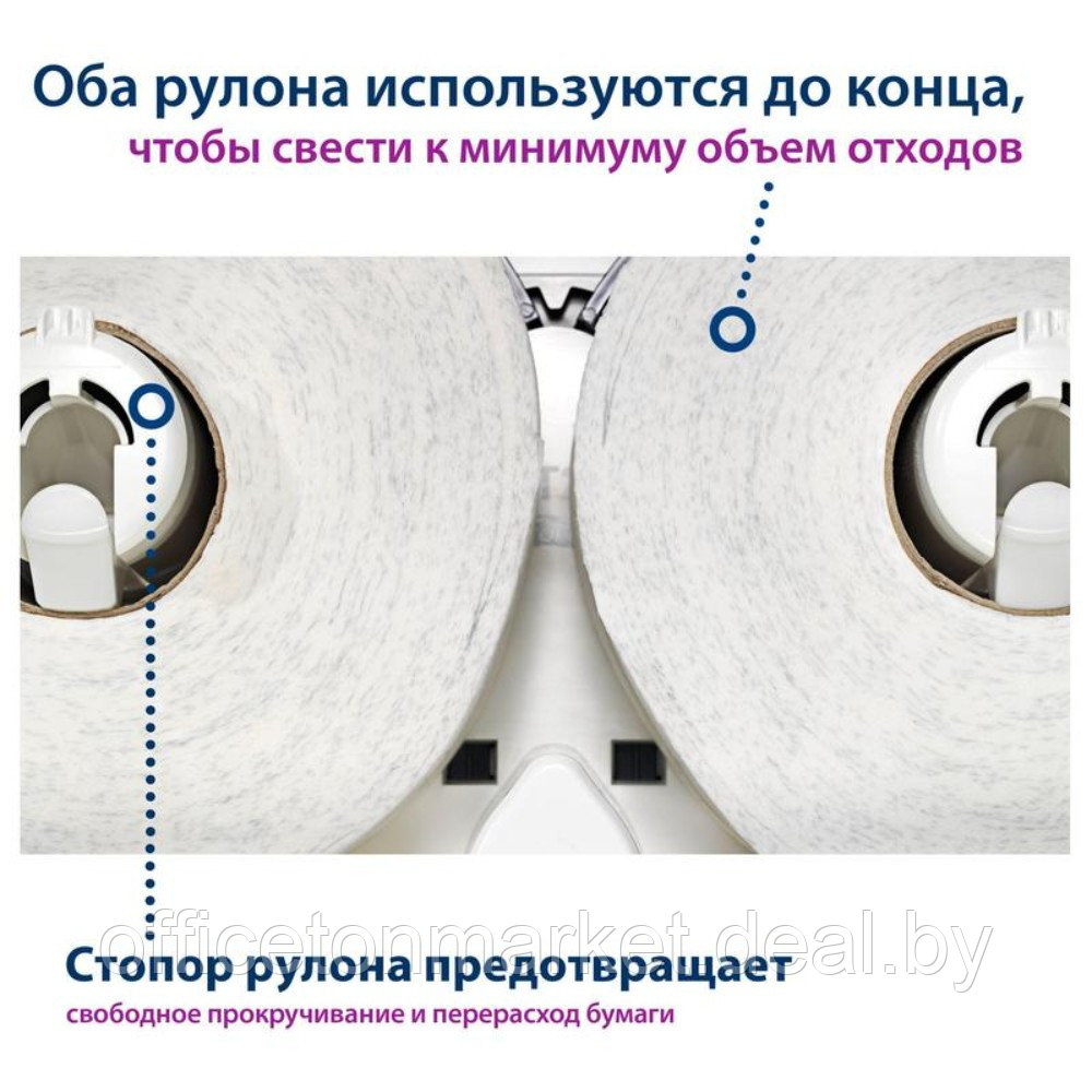 Диспенсер для туалетной бумаги в мини рулонах Tork "T2", металл (460006-38) - фото 6 - id-p158914338