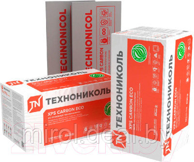 Экструдированный пенополистирол Технониколь XPS Carbon Eco TB FAS/2 1180x580x100-L - фото 1 - id-p223353064