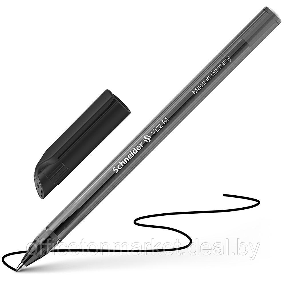 Ручка шариковая "Schneider Vizz M", черный, стерж. черный - фото 2 - id-p222974799