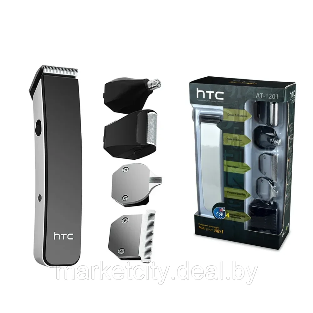 Машинка для стрижки HTC, АТ-1201 5 в 1 - фото 4 - id-p215614111