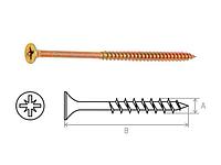 Шуруп универсальный 5.0х120 мм желтый цинк (5 кг) STARFIX