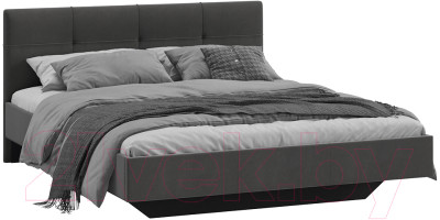 Двуспальная кровать ТриЯ Элис тип 1 с мягкой обивкой 160x200 - фото 1 - id-p223356018