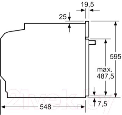 Электрический духовой шкаф Bosch HBG5370B0 - фото 6 - id-p223355625