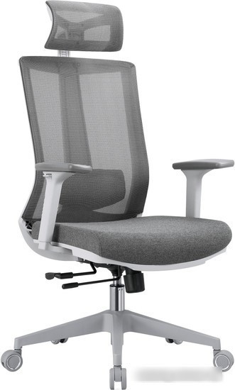 Кресло Evolution ERGO BLISS Grey (серый) - фото 1 - id-p223356444