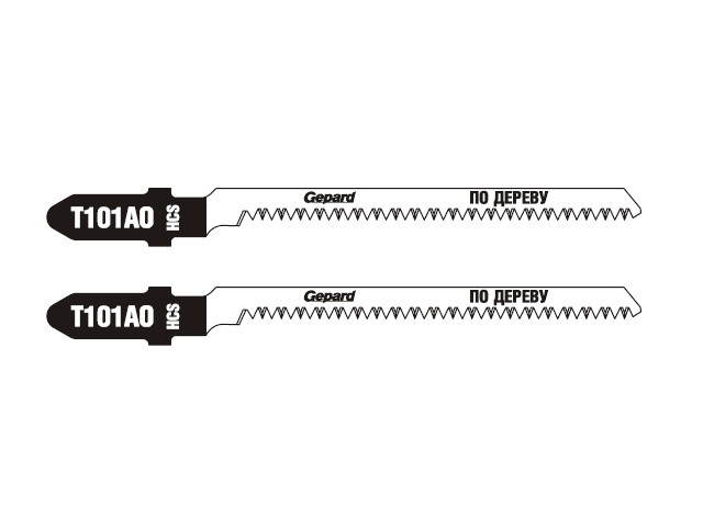 Пилка лобз. по дереву T101AO (2 шт.) GEPARD