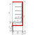 Витрина холодильная пристенная Carboma FC20-07 VM 0,7-2 0030 бок металл с зеркалом (9006-9005) 0...+7, фото 2