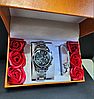 Подарочный набор часы, браслет, мыльные розы, фото 5