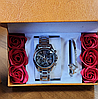 Подарочный набор часы, браслет, мыльные розы, фото 6