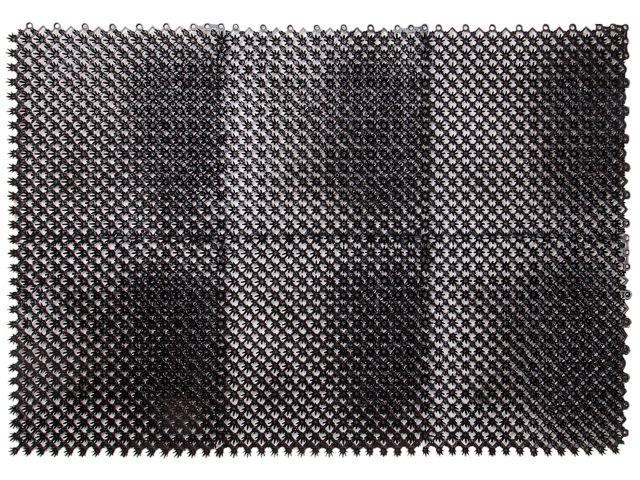 Коврик придверный, 43х64 см, "Травка", черный, PERFECTO LINEA - фото 1 - id-p221613118