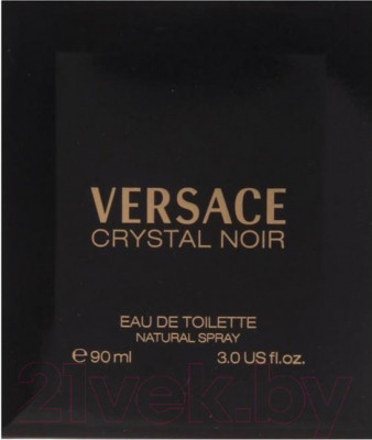 Туалетная вода Versace Crystal Noir - фото 2 - id-p223377793