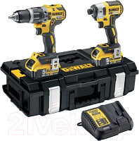 Профессиональный шуруповерт DeWalt DCD796 + Винтоверт DCF887 / DCK266P2