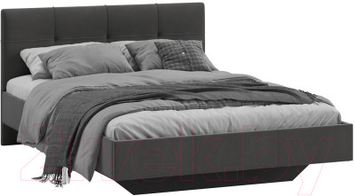 Полуторная кровать ТриЯ Элис тип 1 с мягкой обивкой 140x200 - фото 1 - id-p223378265