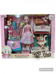 Детская кукла пупс с аксессуарами, интерактивный детский игровой набор кукол для девочек