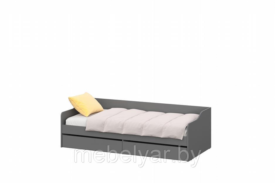 Кровать односпальная с ящиками NN Мебель КР2