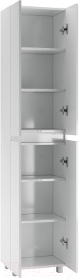 Шкаф-пенал для ванной Айсберг Норма 45 без ящика - фото 3 - id-p223378686