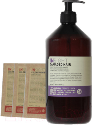 Набор косметики для волос Insight Damaged Hair Шампунь Restructurizing+Шампунь PMIN008 - фото 1 - id-p223378839