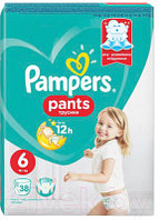 Подгузники-трусики детские Pampers Pants 6 Extra Large