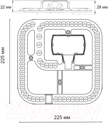 Светодиодный модуль для светильника Novotech Klark 357767 - фото 2 - id-p223379060